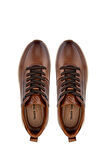 Tamer Tanca Erkek Hakiki Deri Kahverengi Sneakers & Spor Ayakkabı 381 20378 ERK AYK SK24-25 KAHVE ANTIK