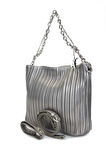 Tamer Tanca Kadın Vegan Metalik Omuz Çanta 921 26887 BN CANTA SK24-25 PEWTER