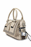 Tamer Tanca Kadın Vegan Bej Omuz Çanta 921 26898 BN CANTA SK24-25 BEIGE
