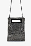 Valmenti Kadın Vegan Metalik Omuz Çanta 921 26884 BN CANTA SK24-25 PEWTER