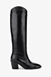 Valmenti Kadın Hakiki Deri Siyah Deri Casual Çizme 1046 21389 BN CZM SK24-25 SIYAH DR