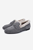 Valmenti Kadın Hakiki Deri Loafer Ayakkabı 1046 3426-1 BN AYK SK24-25 VZN YRM SUET/KURK