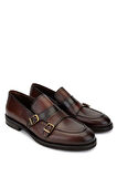 Tamer Tanca Erkek Hakiki Deri Taba Loafer Ayakkabı 342 8809 ERK AYK SK24-25 TABA/TABA BFL