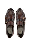 Tamer Tanca Erkek Hakiki Deri Taba Loafer Ayakkabı 342 8809 ERK AYK SK24-25 TABA/TABA BFL