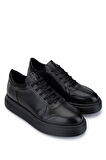 Tamer Tanca Erkek Hakiki Deri Siyah Deri Sneakers & Spor Ayakkabı 698 1139-1 ERK AYK SK24-25 SIYAH DR