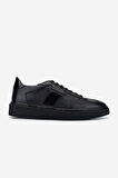 Valmenti Erkek Hakiki Deri Siyah Sneakers & Spor Ayakkabı 698 1147-1 ERK AYK SK24-25 SIYAH