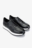 Valmenti Erkek Hakiki Deri Siyah Sneakers & Spor Ayakkabı 537 3567 ERK AYK SK24-25 SIYAH