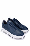 Tamer Tanca Erkek Hakiki Deri Lacivert Sneakers & Spor Ayakkabı 381 20549 ERK AYK SK24-25 LACIVERT