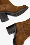 Valmenti Kadın Hakiki Deri Tütün Süet Casual Bot 35 4102 BN BOT SK24-25 TUTUN SUET