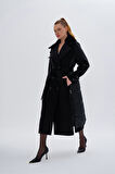 Valmenti Kadın Tekstil Siyah Mont 616 5237 BN MANTO SK24/25 SIYAH