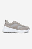 Valmenti Kadın Sneakers & Spor Ayakkabı 1050 05 BN AYK SK24-25 BEJ SUET/BEJ PRST