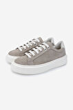 Valmenti Kadın . Bej Süet Sneakers & Spor Ayakkabı 1050 01 BN AYK SK24-25 BEJ SUET