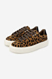 Valmenti Kadın . Sneakers & Spor Ayakkabı 1050 01 BN AYK SK24-25 LEOPAR SUET