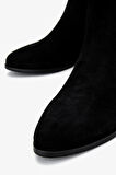 Valmenti Kadın Hakiki Deri Siyah Süet Topuklu Bot 1029 10 BN BOT SK24-25 SIYAH SUET