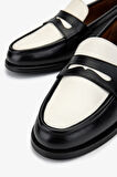 Valmenti Kadın Siyah/Bej Loafer Ayakkabı 1058 01 BN AYK SK24-25 SIYAH/BEJ