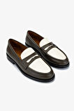 Valmenti Kadın Bej Loafer Ayakkabı 1058 01 BN AYK SK24-25 HAKI/BEJ