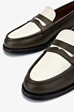 Valmenti Kadın Bej Loafer Ayakkabı 1058 01 BN AYK SK24-25 HAKI/BEJ