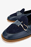 Valmenti Kadın Lacivert Loafer Ayakkabı 961 01 BN AYK SK24-25 LACI DR