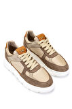 Tamer Tanca Kadın Hakiki Deri Kahverengi Sneakers & Spor Ayakkabı 1009 02 BN AYK SK24-25 KAHVE
