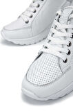 Tamer Tanca Kadın Hakiki Deri Beyaz Sneakers & Spor Ayakkabı 1063 04 BN AYK SK24-25 BEYAZ DR