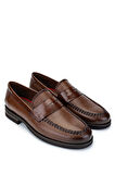 Tamer Tanca Erkek Hakiki Deri Taba Loafer Ayakkabı 477 72403 ERK AYK SK24-25 TABA GYK/TABA BFL