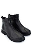 Tamer Tanca Kadın Hakiki Deri Siyah Deri Casual Bot 1065 164-2040 BN BOT SK24-25 SIYAH DR