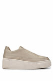 Tamer Tanca Kadın Hakiki Deri Bej Sneakers & Spor Ayakkabı 937 01 BN AYK SK24-25 BEJ FLTR
