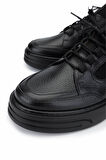 Tamer Tanca Erkek Hakiki Deri Siyah Deri Casual Ayakkabı 537 3479 ERK AYK SK24-25 SIYAH DR