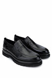 Tamer Tanca Erkek Hakiki Deri Siyah Loafer Ayakkabı 537 3493 ERK AYK SK24-25 SIYAH