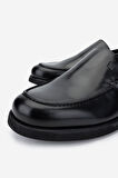 Valmenti Erkek Hakiki Deri Siyah Deri Loafer Ayakkabı 537 3490 ERK AYK SK24-25 SIYAH DR