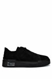 Tamer Tanca Erkek Hakiki Deri Siyah Süet Sneakers & Spor Ayakkabı 352 23370 ERK AYK Y25 SIYAH SUET