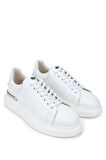 Tamer Tanca Erkek Hakiki Deri Beyaz Sneakers & Spor Ayakkabı 933 BACKS ERK AYK SK24-25 BYZ DR/BYZ