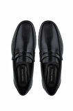 Tamer Tanca Erkek Hakiki Deri Siyah Analin Loafer Ayakkabı 1008 3382 ERK AYK SK24-25 SIYAH AKD