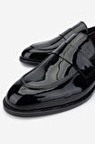 Valmenti Erkek Hakiki Deri Siyah Rugan Loafer Ayakkabı 756 0610 ERK AYK SK24-25 SIYAH RGN