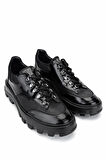 Tamer Tanca Erkek Hakiki Deri Siyah Sneakers & Spor Ayakkabı 698 1061-2 ERK AYK SK23/24 SYH ACMA/SYH BSK