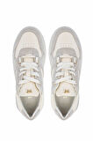 Tamer Tanca Kadın Hakiki Deri Bej Sneakers & Spor Ayakkabı 1037 01 BN AYK SK24-25 BEJ FLTR/BEJ SUET