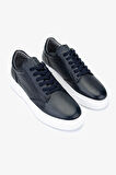 Valmenti Cess Erkek Lacivert Floter Hakiki Deri Sneakers & Spor Ayakkabı 04 2509 ERK AYK Y24
