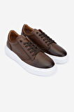 Valmenti Cess Erkek Kahverengi Floter Hakiki Deri Sneakers & Spor Ayakkabı 04 2509 ERK AYK Y24