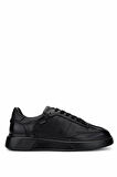 Tamer Tanca Erkek Hakiki Deri Siyah Sneakers & Spor Ayakkabı 04 3508 ERK AYK SK24-25 SIYAH