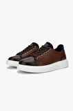 Valmenti Erkek Hakiki Deri Kahverengi Sneakers & Spor Ayakkabı 04 3533 ERK AYK SK24-25 KAHVE DR