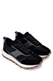 Tamer Tanca Erkek Deri & Tekstil Siyah Sneakers & Spor Ayakkabı 1084 7004 ERK AYK SK24-25 SIYAH