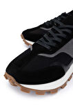 Tamer Tanca Erkek Deri & Tekstil Siyah Sneakers & Spor Ayakkabı 1084 7004 ERK AYK SK24-25 SIYAH