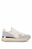 Tamer Tanca Kadın Hakiki Deri Bej Sneakers & Spor Ayakkabı 923 TCSR-072-1 BN AYK SK24-25 BEJ DR/GRI SUET