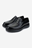 Valmenti Erkek Hakiki Deri Siyah Loafer Ayakkabı 722 9528 ERK AYK SK24-25 SIYAH