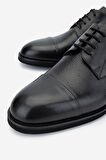 Valmenti Erkek Hakiki Deri Siyah Klasik Ayakkabı 722 21806 ERK AYK SK24-25 SIYAH