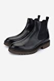 Valmenti Erkek Hakiki Deri Siyah Casual Bot 994 9356 ERK BOT K24-25 NERO