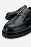 Valmenti Erkek Hakiki Deri Siyah Loafer Ayakkabı 994 442 ERK AYK K24-25 NERO