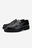 Valmenti Erkek Hakiki Deri Siyah Loafer Ayakkabı 994 442 ERK AYK K24-25 NERO