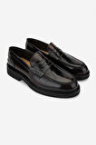 Valmenti Erkek Hakiki Deri Bordo Loafer Ayakkabı 994 442 ERK AYK K24-25 BORDEAUX