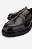 Valmenti Erkek Hakiki Deri Bordo Loafer Ayakkabı 994 442 ERK AYK K24-25 BORDEAUX
